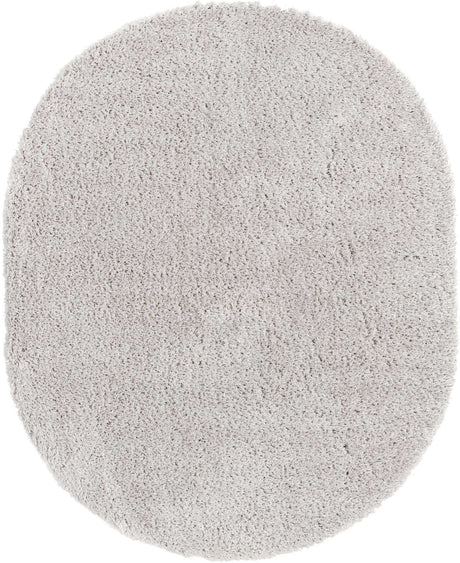 Silver Screen 7' 10 x 10' Marilyn Monroe Opulence Shag Oval Area Rug Thick Soft Touch Fluffy & Plush Shaggy Pile