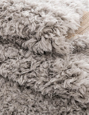 Silver Screen 4' x 6' Marilyn Monroe Opulence Shag Oval Area Rug Thick Soft Touch Fluffy & Plush Shaggy Pile