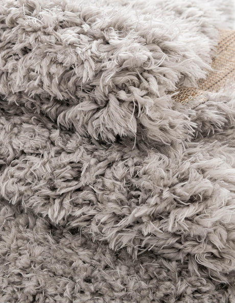 Silver Screen 4' x 6' Marilyn Monroe Opulence Shag Oval Area Rug Thick Soft Touch Fluffy & Plush Shaggy Pile