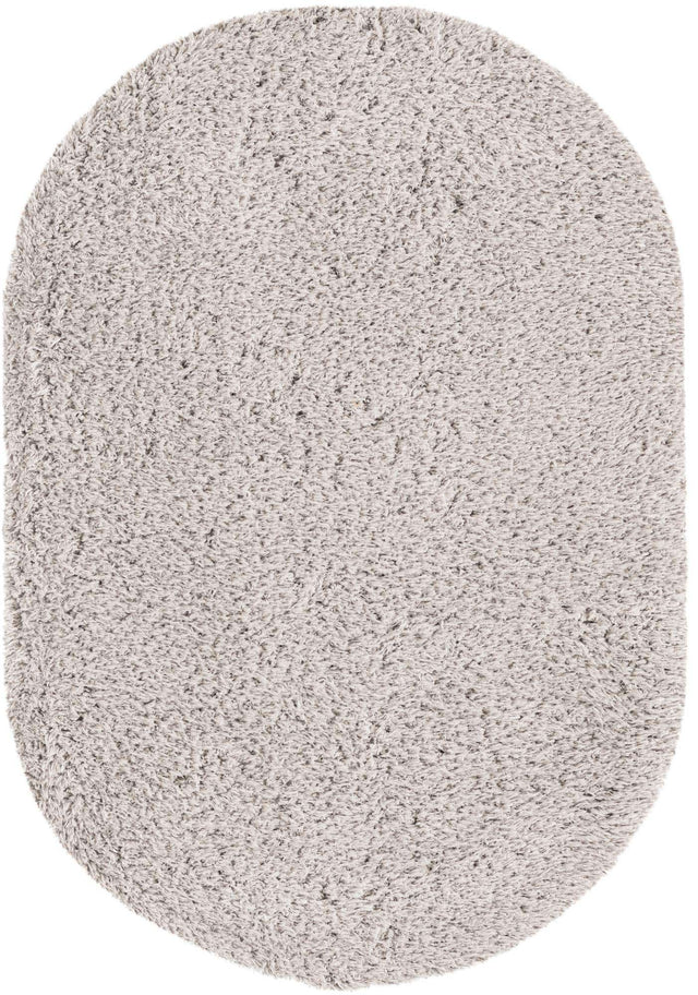 Silver Screen 4' x 6' Marilyn Monroe Opulence Shag Oval Area Rug Thick Soft Touch Fluffy & Plush Shaggy Pile