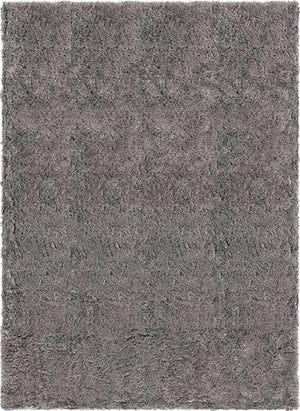 Slate 10' x 14' Marilyn Monroe Opulence Shag Rectangle Area Rug Thick Soft Touch Fluffy & Plush Shaggy Pile