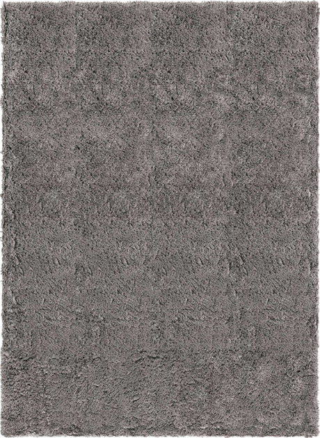 Slate 10' x 14' Marilyn Monroe Opulence Shag Rectangle Area Rug Thick Soft Touch Fluffy & Plush Shaggy Pile