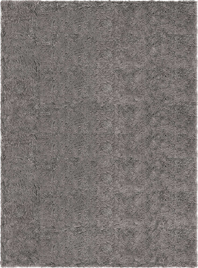 Slate 7' x 10' Marilyn Monroe Opulence Shag Rectangle Area Rug Thick Soft Touch Fluffy & Plush Shaggy Pile