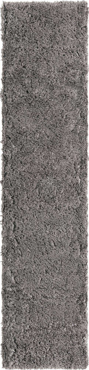 Slate 2' 7 x 12' Marilyn Monroe Opulence Shag Runner Area Rug Thick Soft Touch Fluffy & Plush Shaggy Pile