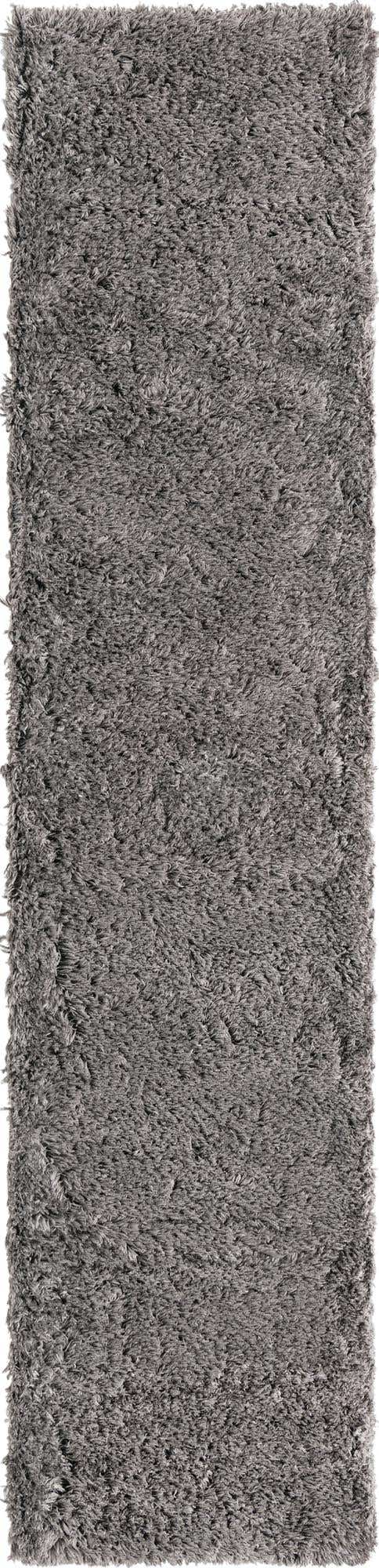 Slate 2' 7 x 12' Marilyn Monroe Opulence Shag Runner Area Rug Thick Soft Touch Fluffy & Plush Shaggy Pile