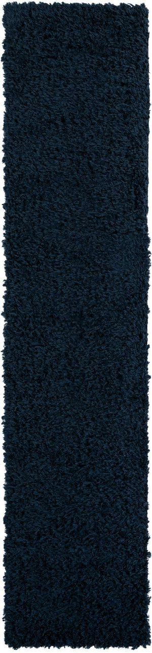 Aegean Blue 2' 7 x 12' Marilyn Monroe Opulence Shag Runner Area Rug Thick Soft Touch Fluffy & Plush Shaggy Pile