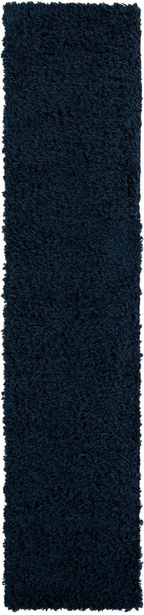 Aegean Blue 2' 7 x 12' Marilyn Monroe Opulence Shag Runner Area Rug Thick Soft Touch Fluffy & Plush Shaggy Pile