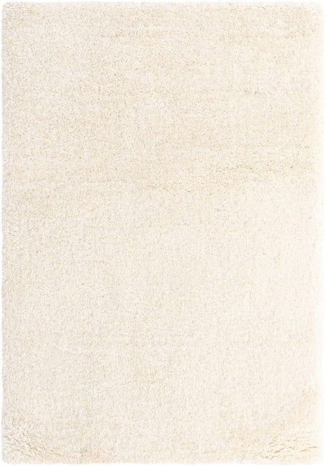 Bone 6' x 9' Marilyn Monroe Opulence Shag Rectangle Area Rug Thick Soft Touch Fluffy & Plush Shaggy Pile