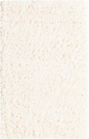 Bone 3' 3 x 5' 3 Marilyn Monroe Opulence Shag Rectangle Area Rug Thick Soft Touch Fluffy & Plush Shaggy Pile
