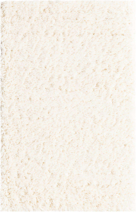 Bone 3' 3 x 5' 3 Marilyn Monroe Opulence Shag Rectangle Area Rug Thick Soft Touch Fluffy & Plush Shaggy Pile