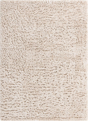 Blonde 7' x 10' Marilyn Monroe Opulence Shag Rectangle Area Rug Thick Soft Touch Fluffy & Plush Shaggy Pile