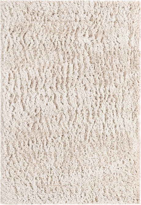 Blonde 6' x 9' Marilyn Monroe Opulence Shag Rectangle Area Rug Thick Soft Touch Fluffy & Plush Shaggy Pile