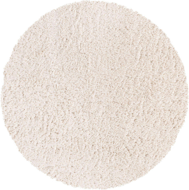 Blonde 7' 10 x 7' 10 Marilyn Monroe Opulence Shag Round Area Rug Thick Soft Touch Fluffy & Plush Shaggy Pile