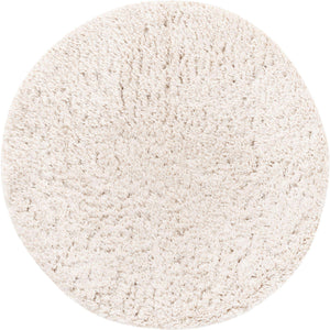 Blonde 5' 3 x 5' 3 Marilyn Monroe Opulence Shag Round Area Rug Thick Soft Touch Fluffy & Plush Shaggy Pile