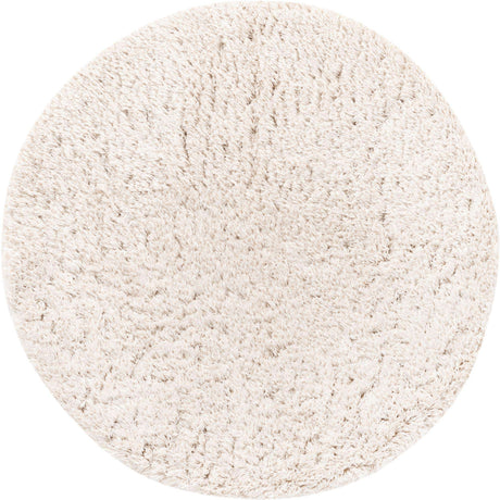 Blonde 5' 3 x 5' 3 Marilyn Monroe Opulence Shag Round Area Rug Thick Soft Touch Fluffy & Plush Shaggy Pile