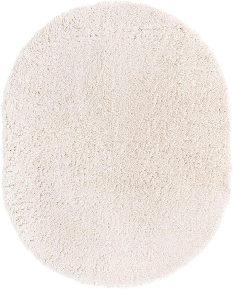 Blonde 7' 10 x 10' Marilyn Monroe Opulence Shag Oval Area Rug Thick Soft Touch Fluffy & Plush Shaggy Pile
