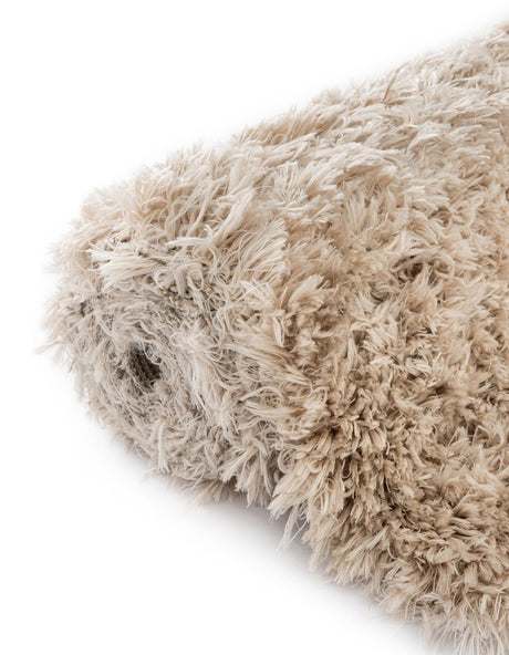 Blonde 4' x 6' Marilyn Monroe Opulence Shag Oval Area Rug Thick Soft Touch Fluffy & Plush Shaggy Pile 100% Polyester Carpet for Living, Dining, Bedroom, Office for Sale at Rug Engine