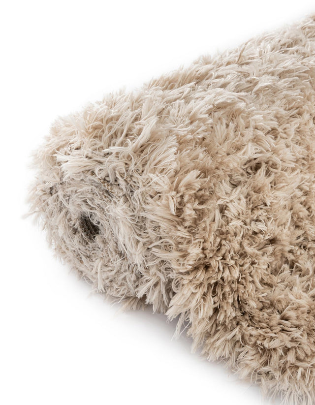 Blonde 4' x 6' Marilyn Monroe Opulence Shag Oval Area Rug Thick Soft Touch Fluffy & Plush Shaggy Pile