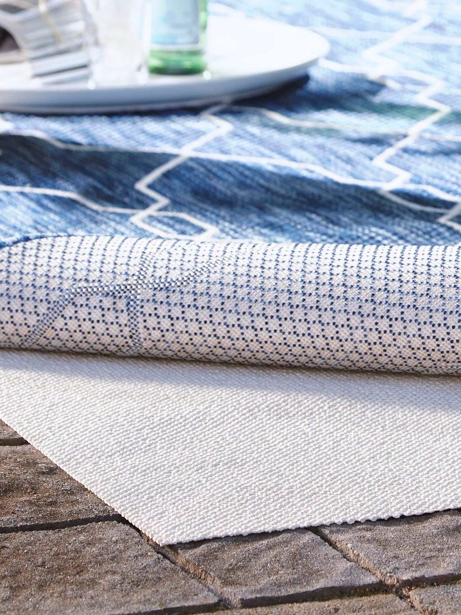 6' x 6' Eco Square Area Rug Pad Floor Protection Pad for Under Rugs & Carpet Non-Slip Durable Rubber Underlayment - SQUARE SHAPE for Sale at Rug Engine