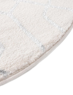 White Silver 7' 10 x 10' Marilyn Monroe Glam Oval Area Rug 70% Polypropylene & 30% Polyester Vivid Geometric Modern Carpet for Interior Home Decor for Sale at Rug Engine