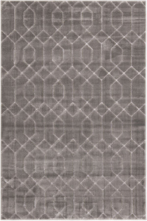 Gray Silver 6' 1 x 9' Marilyn Monroe Glam Rectangle Area Rug 70% Polypropylene & 30% Polyester Vivid Geometric Modern Carpet for Interior Home Decor for Sale at Rug Engine