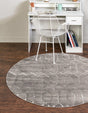 Gray Silver 3' 1 x 3' 1 Marilyn Monroe Glam Round Area Rug 70% Polypropylene & 30% Polyester Vivid Geometric Modern Carpet for Interior Home Decor for Sale at Rug Engine
