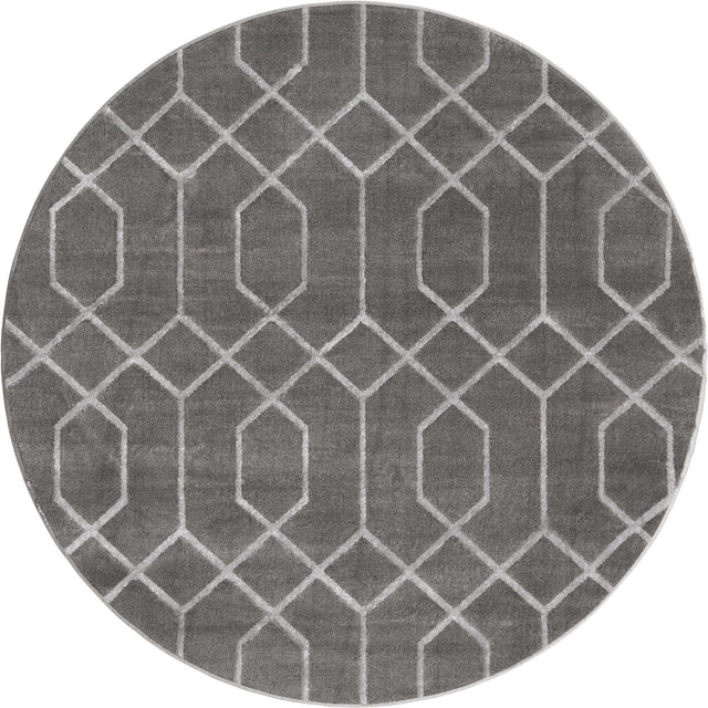 Gray Silver 3' 1 x 3' 1 Marilyn Monroe Glam Round Area Rug 70% Polypropylene & 30% Polyester Vivid Geometric Modern Carpet for Interior Home Decor for Sale at Rug Engine