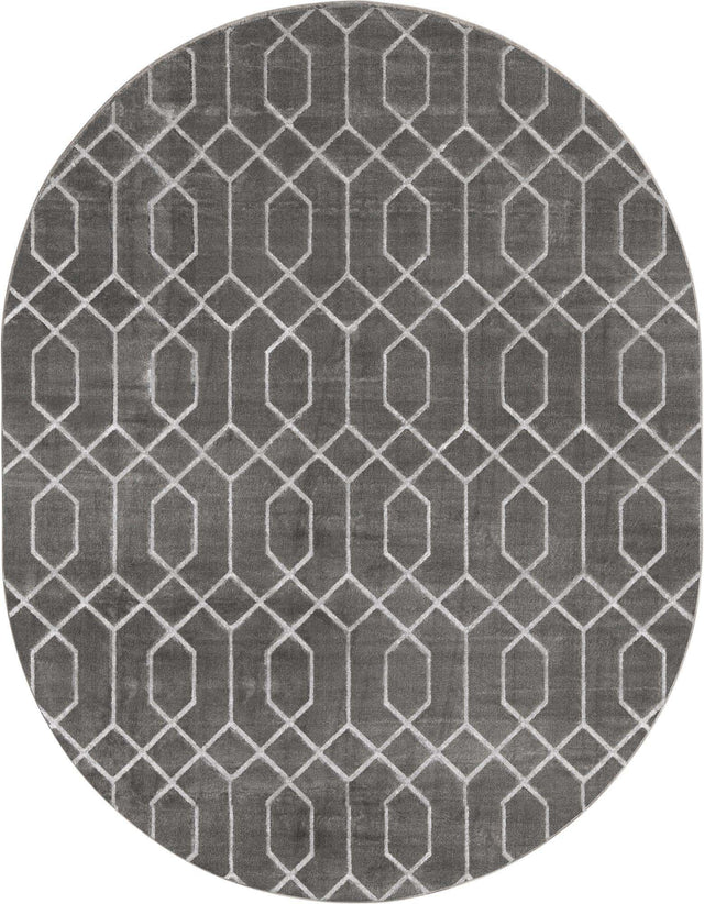 Gray Silver 7' 10 x 10' Marilyn Monroe Glam Oval Area Rug 70% Polypropylene & 30% Polyester Vivid Geometric Modern Carpet for Interior Home Decor for Sale at Rug Engine