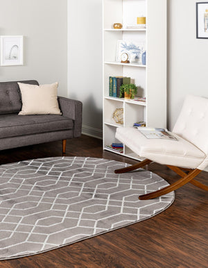 Gray Silver 7' 10 x 10' Marilyn Monroe Glam Oval Area Rug 70% Polypropylene & 30% Polyester Vivid Geometric Modern Carpet for Interior Home Decor for Sale at Rug Engine