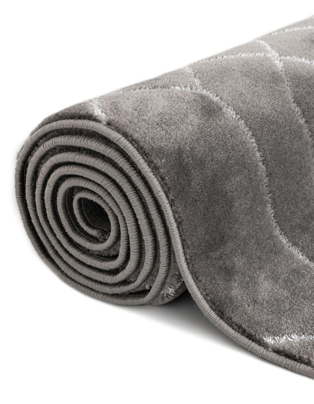 Gray Silver 5' 3 x 8' Marilyn Monroe Glam Oval Area Rug 70% Polypropylene & 30% Polyester Vivid Geometric Modern Carpet for Interior Home Decor for Sale at Rug Engine