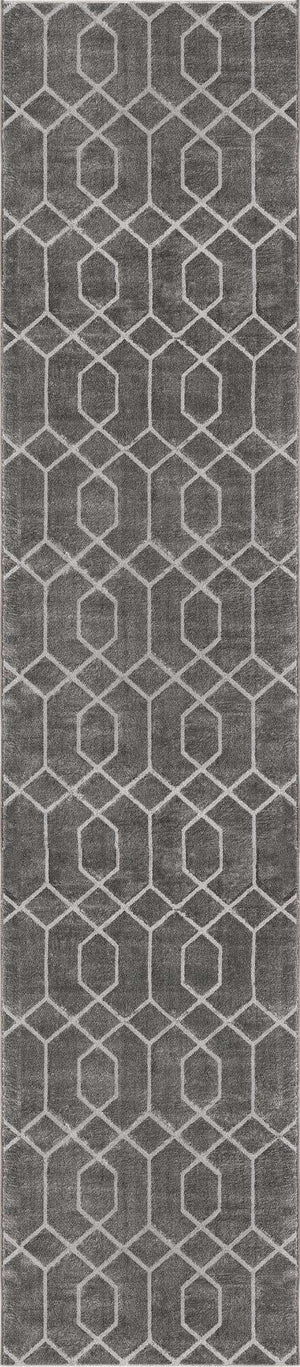 Gray Silver 2' 7 x 12' Marilyn Monroe Glam Runner Area Rug 70% Polypropylene & 30% Polyester Vivid Geometric Modern Carpet for Interior Home Decor for Sale at Rug Engine
