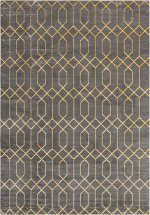 Gray Gold 10' x 14' 1 Marilyn Monroe Glam Rectangle Area Rug 70% Polypropylene & 30% Polyester Vivid Geometric Modern Carpet for Interior Home Decor for Sale at Rug Engine