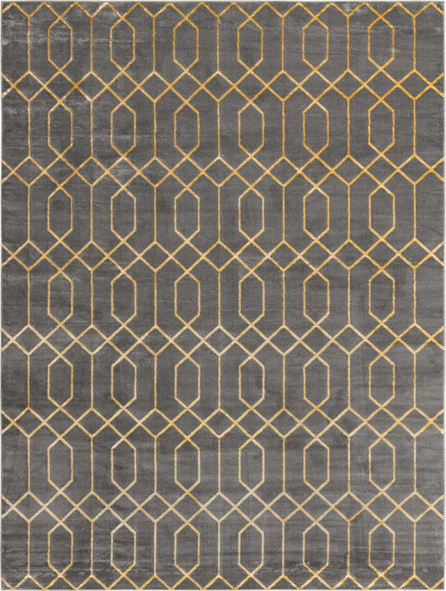 Gray Gold 10' x 13' 1 Marilyn Monroe Glam Rectangle Area Rug 70% Polypropylene & 30% Polyester Vivid Geometric Modern Carpet for Interior Home Decor for Sale at Rug Engine