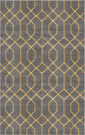Gray Gold 3' 1 x 5' 3 Marilyn Monroe Glam Rectangle Area Rug 70% Polypropylene & 30% Polyester Vivid Geometric Modern Carpet for Interior Home Decor for Sale at Rug Engine
