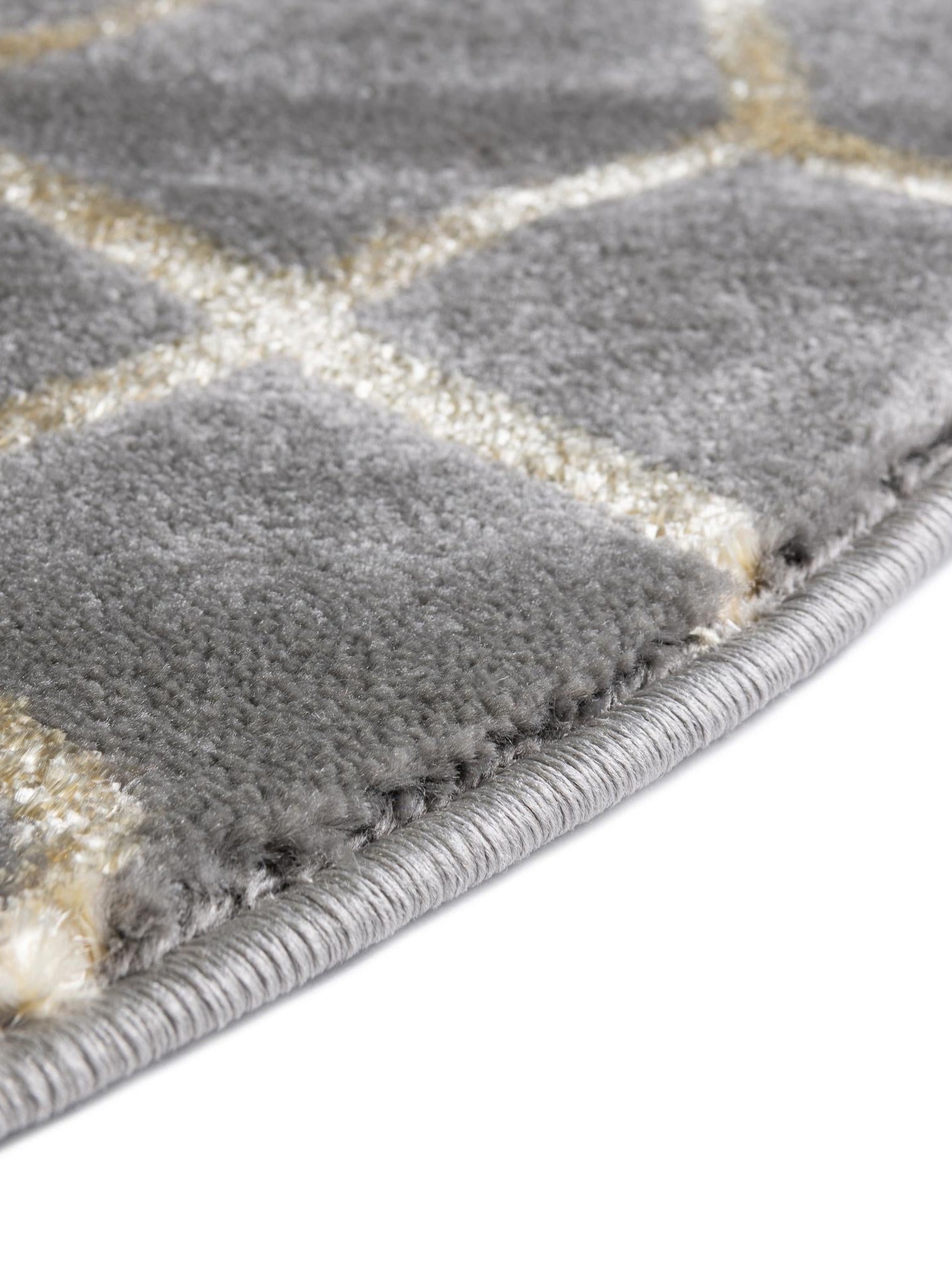 Gray Gold 7' 10 x 10' Marilyn Monroe Glam Oval Area Rug 70% Polypropylene & 30% Polyester Vivid Geometric Modern Carpet for Interior Home Decor for Sale at Rug Engine