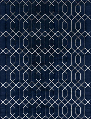 Navy Blue Silver 10' x 13' 1 Marilyn Monroe Glam Rectangle Area Rug 70% Polypropylene & 30% Polyester Vivid Geometric Modern Carpet for Interior Home Decor for Sale at Rug Engine