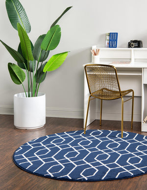 Navy Blue Silver 3' 1 x 3' 1 Marilyn Monroe Glam Round Area Rug 70% Polypropylene & 30% Polyester Vivid Geometric Modern Carpet for Interior Home Decor for Sale at Rug Engine