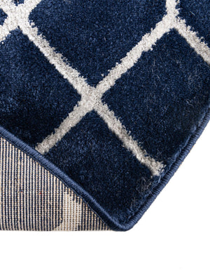 Navy Blue Silver 3' 1 x 3' 1 Marilyn Monroe Glam Round Area Rug 70% Polypropylene & 30% Polyester Vivid Geometric Modern Carpet for Interior Home Decor for Sale at Rug Engine