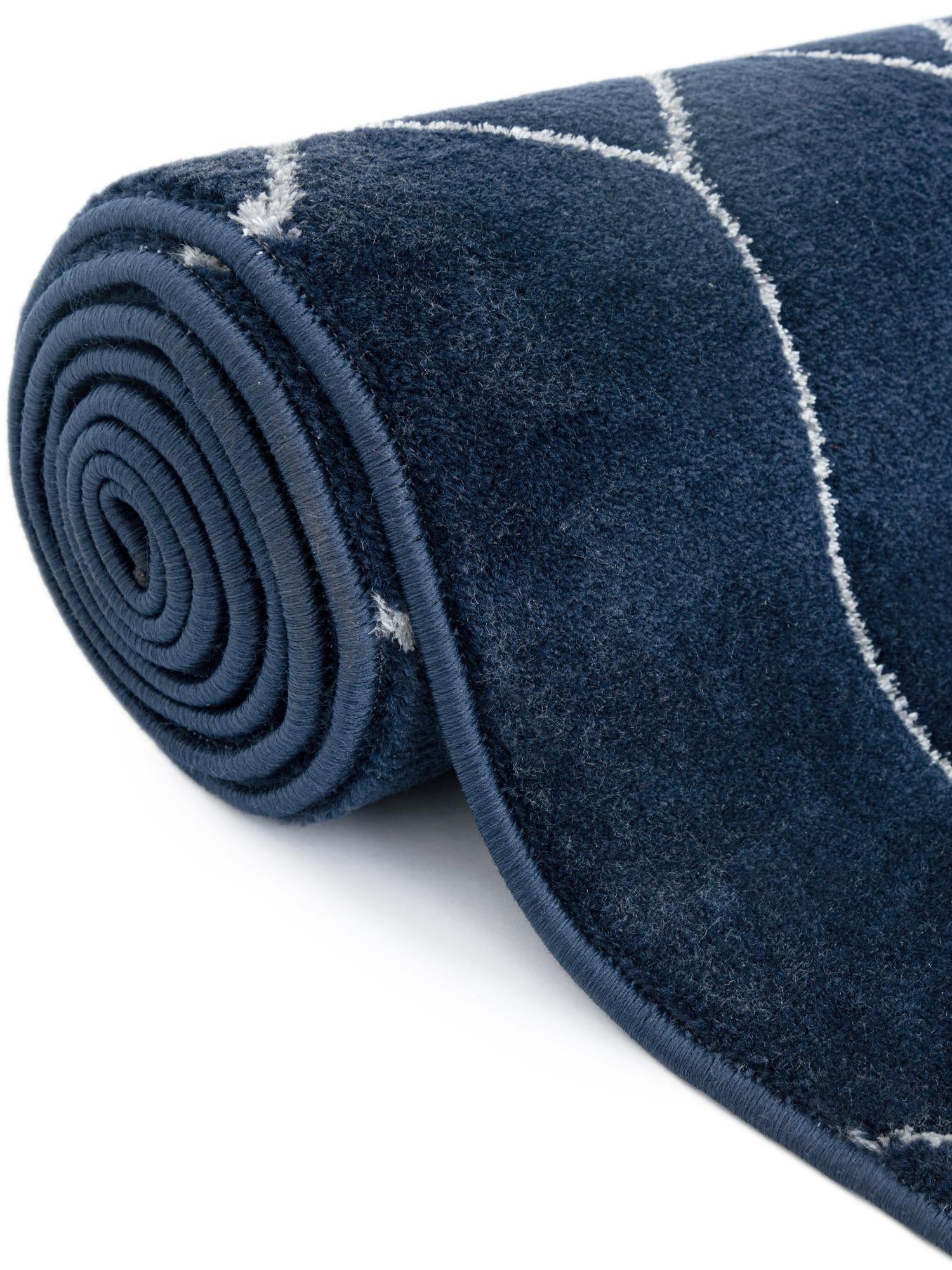 Navy Blue Silver 5' 3 x 5' 3 Marilyn Monroe Glam Round Area Rug 70% Polypropylene & 30% Polyester Vivid Geometric Modern Carpet for Interior Home Decor for Sale at Rug Engine