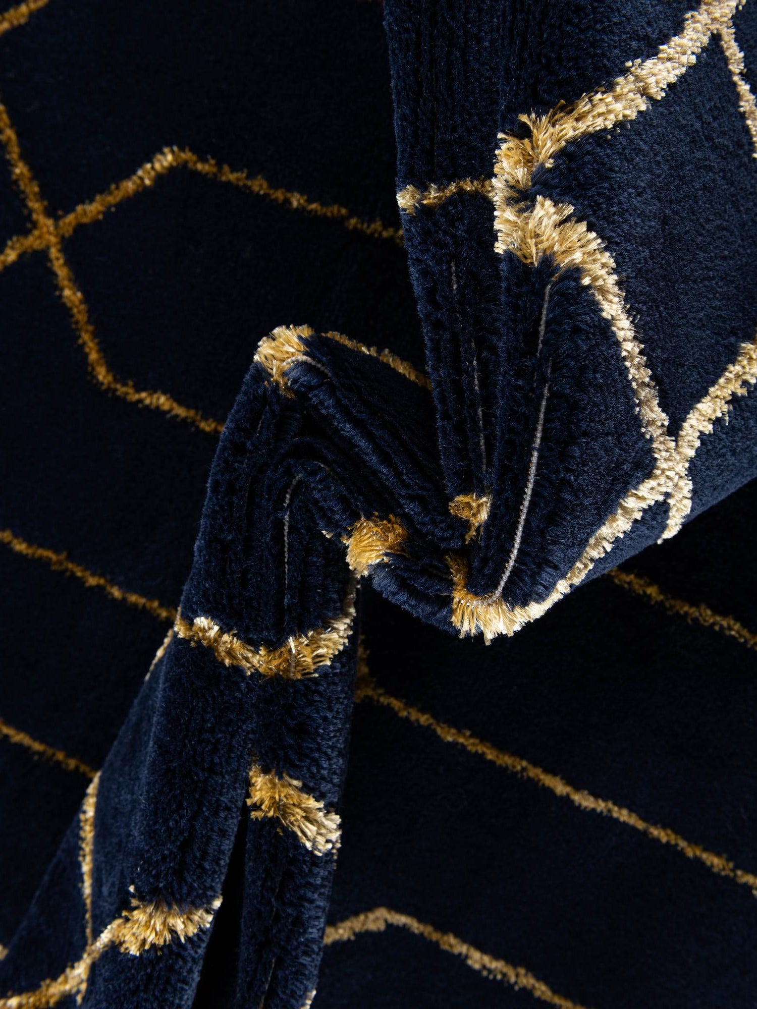 Navy Blue Gold 3' 1 x 3' 1 Marilyn Monroe Glam Round Area Rug 70% Polypropylene & 30% Polyester Vivid Geometric Modern Carpet for Interior Home Decor for Sale at Rug Engine
