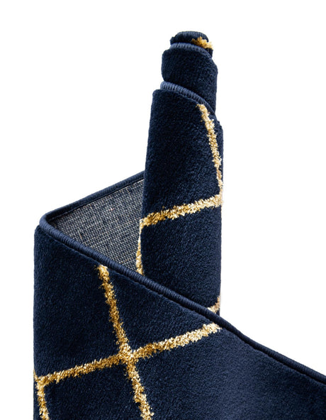 Navy Blue Gold 3' 1 x 3' 1 Marilyn Monroe Glam Round Area Rug 70% Polypropylene & 30% Polyester Vivid Geometric Modern Carpet for Interior Home Decor for Sale at Rug Engine