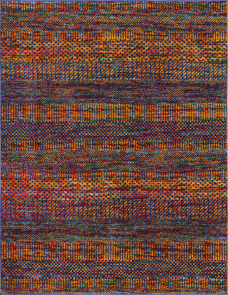 Multicolor 7' 10 x 10' Calypso Rectangle Area Rug 100% Polypropylene With Cotton Backing Colorful Vivid Traditional Design Carpet for Living Office Dining Rooms for Sale at Rug Engine