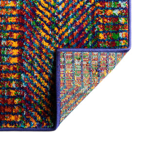 Multicolor 7' 10 x 10' Calypso Rectangle Area Rug 100% Polypropylene With Cotton Backing Colorful Vivid Traditional Design Carpet for Living Office Dining Rooms for Sale at Rug Engine