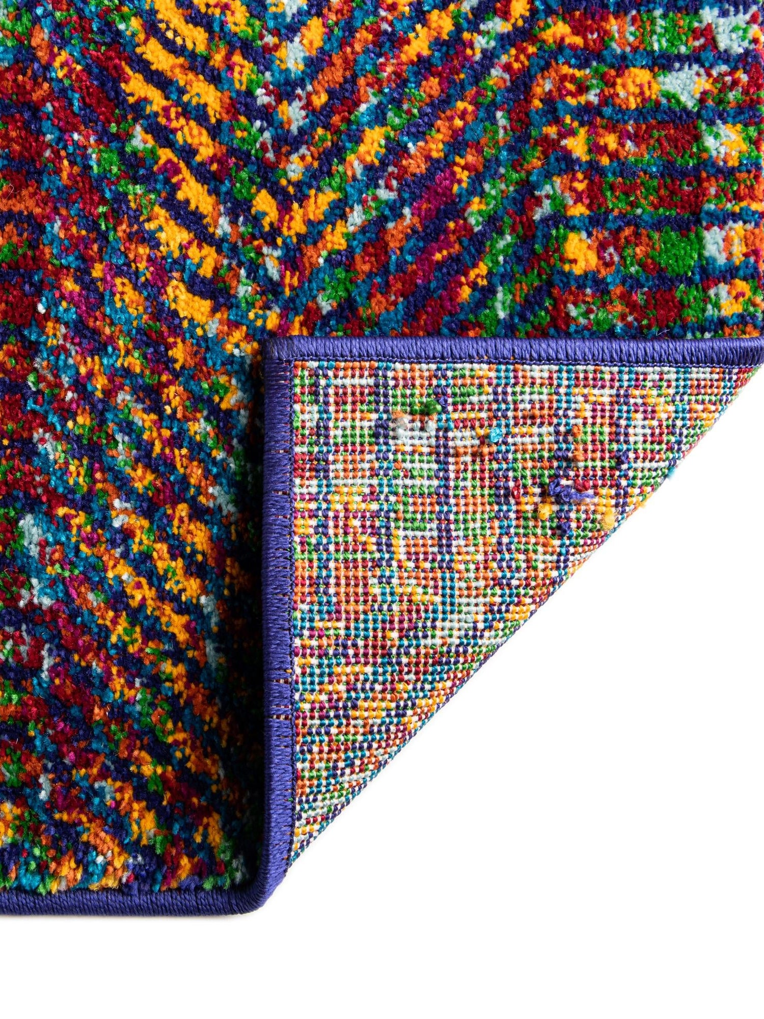 Multicolor 4' x 6' Calypso Rectangle Area Rug 100% Polypropylene With Cotton Backing Colorful Vivid Traditional Design Carpet for Living Office Dining Rooms for Sale at Rug Engine