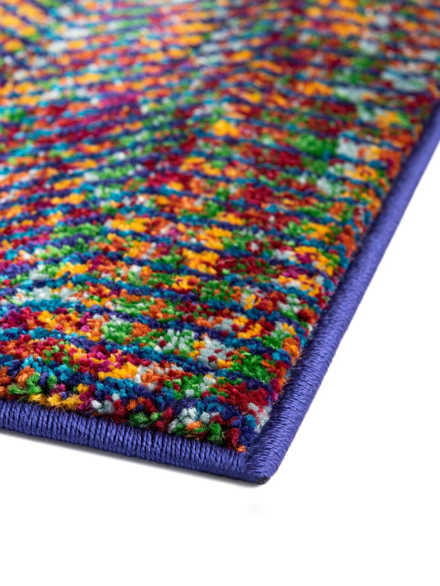 Multicolor 2' 7 x 12' Calypso Runner Area Rug 100% Polypropylene With Cotton Backing Colorful Vivid Traditional Design Carpet for Living Office Dining Rooms for Sale at Rug Engine