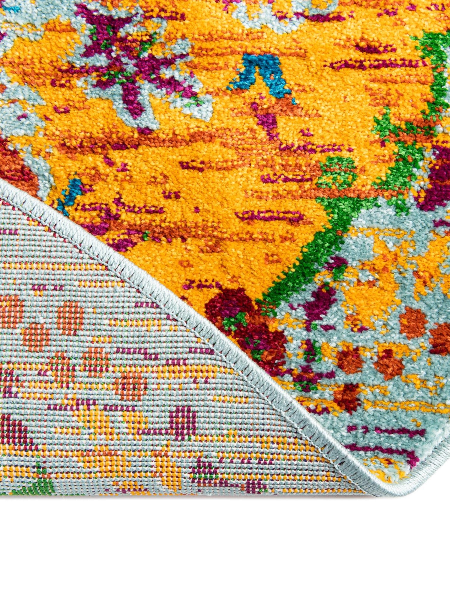 Aqua 5' 3 x 8' Calypso Oval Area Rug 100% Polypropylene With Cotton Backing Colorful Vivid Traditional Design Carpet for Living Office Dining Rooms for Sale at Rug Engine