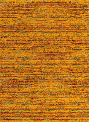 Yellow 9' x 12' Calypso Rectangle Area Rug 100% Polypropylene With Cotton Backing Colorful Vivid Traditional Design Carpet for Living Office Dining Rooms for Sale at Rug Engine