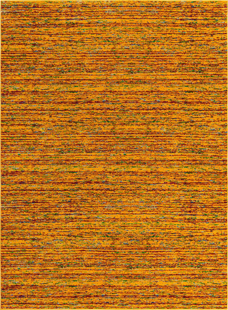 Yellow 9' x 12' Calypso Rectangle Area Rug 100% Polypropylene With Cotton Backing Colorful Vivid Traditional Design Carpet for Living Office Dining Rooms for Sale at Rug Engine