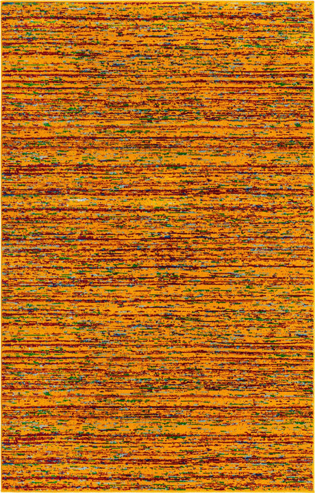 Yellow 5' 3 x 8' Calypso Rectangle Area Rug 100% Polypropylene With Cotton Backing Colorful Vivid Traditional Design Carpet for Living Office Dining Rooms for Sale at Rug Engine