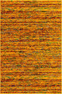 Yellow 4' x 6' Calypso Rectangle Area Rug 100% Polypropylene With Cotton Backing Colorful Vivid Traditional Design Carpet for Living Office Dining Rooms for Sale at Rug Engine